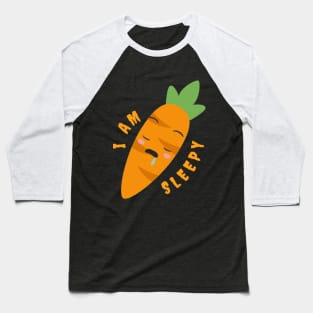 Sleepy Carrot Baseball T-Shirt